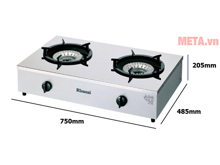 Bếp ga bán công nghiệp Rinnai RSB-2PRF (để bàn)