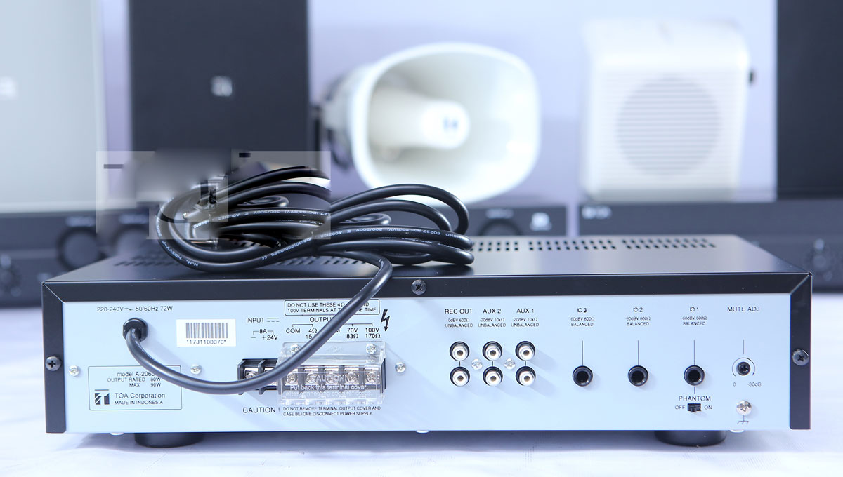 Tăng âm truyền thanh liền Mixer TOA A-2060 (H)