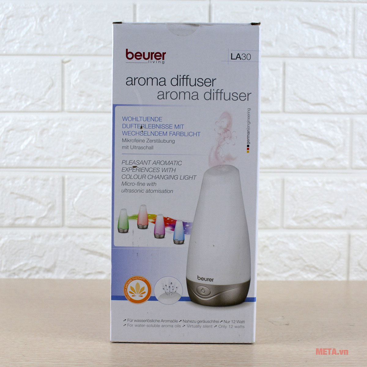 Đèn phun tinh dầu, diệt khuẩn, làm sạch không khí Beurer LA30