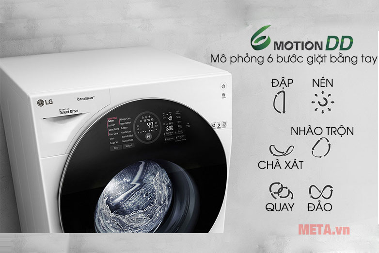Máy giặt sấy lồng đôi Twin LG 10.5kg FG1405H3W/TG2402NTWW
