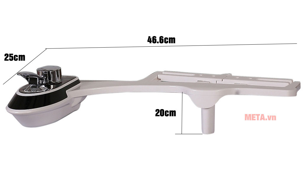 Thiết bị vệ sinh 2 vòi phun Fujishan Bidet LKB-830 (Lạnh)