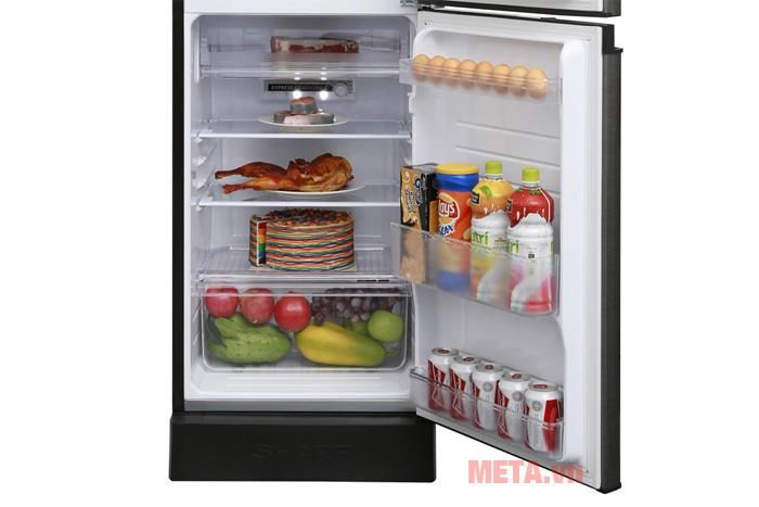 Tủ lạnh 2 cánh Inverter Sharp SJ-X196E-DSS - 180 lít