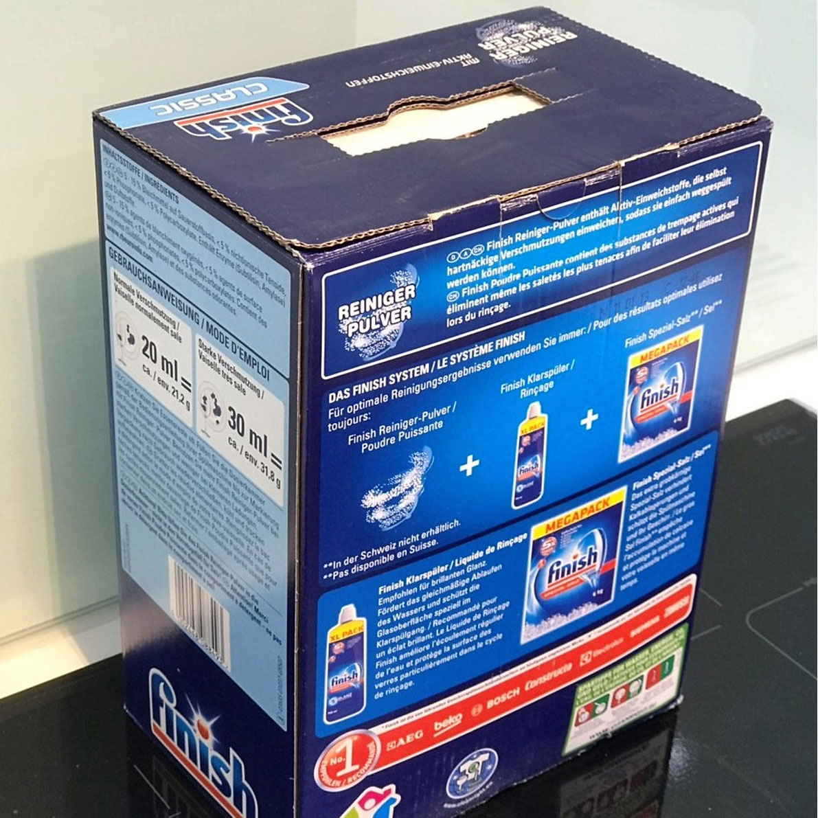 Bột rửa bát Finish Classic 4.5kg/hộp