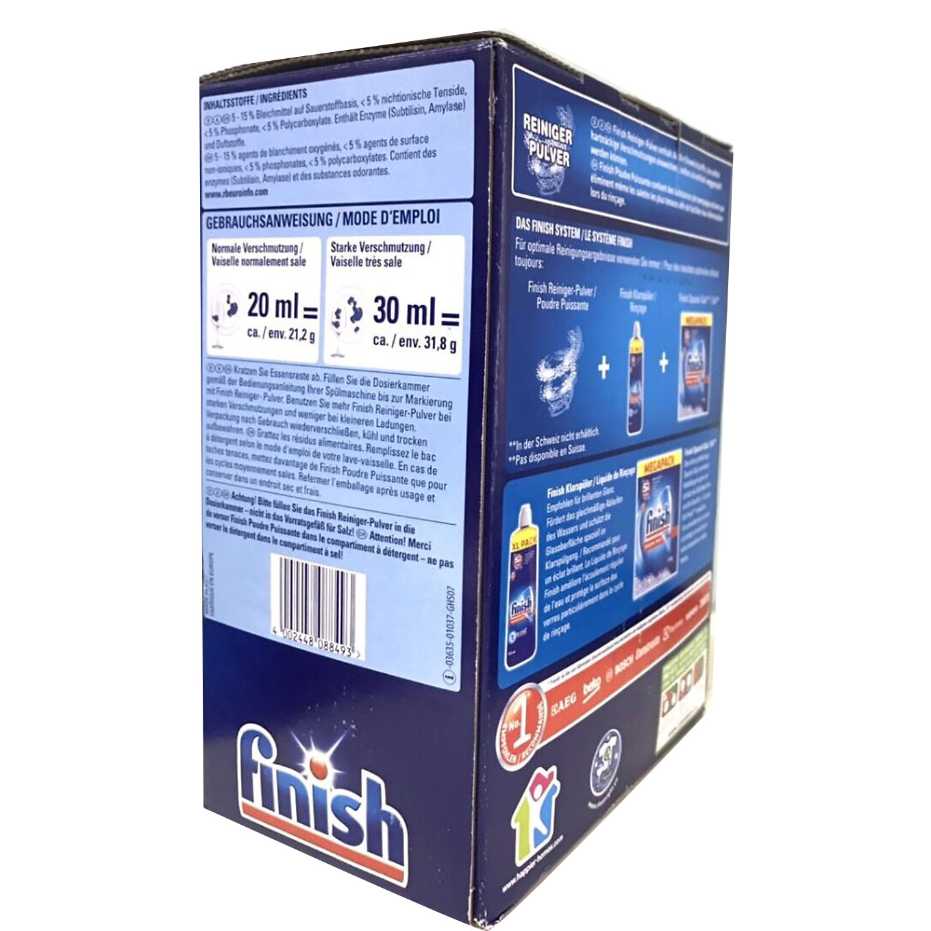 Bột rửa bát Finish Classic 4.5kg/hộp