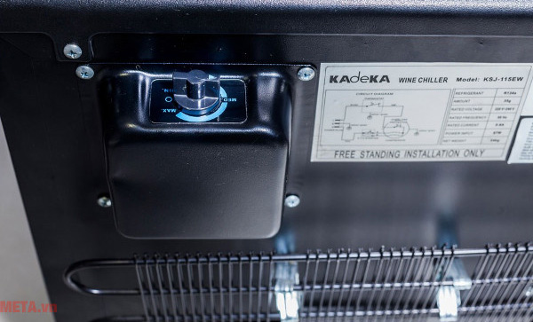 Tủ rượu Kadeka KSJ-115EW - 15 chai