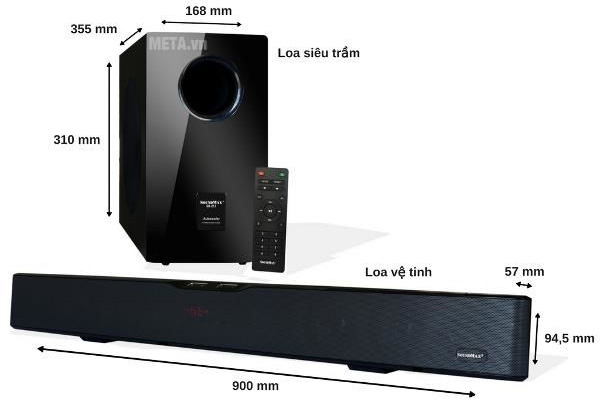 Bộ loa SoundMax SB-217/2.1 - META.vn