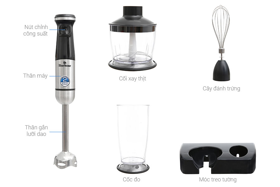 Máy xay sinh tố cầm tay Bluestone BLB-5268 (800W)