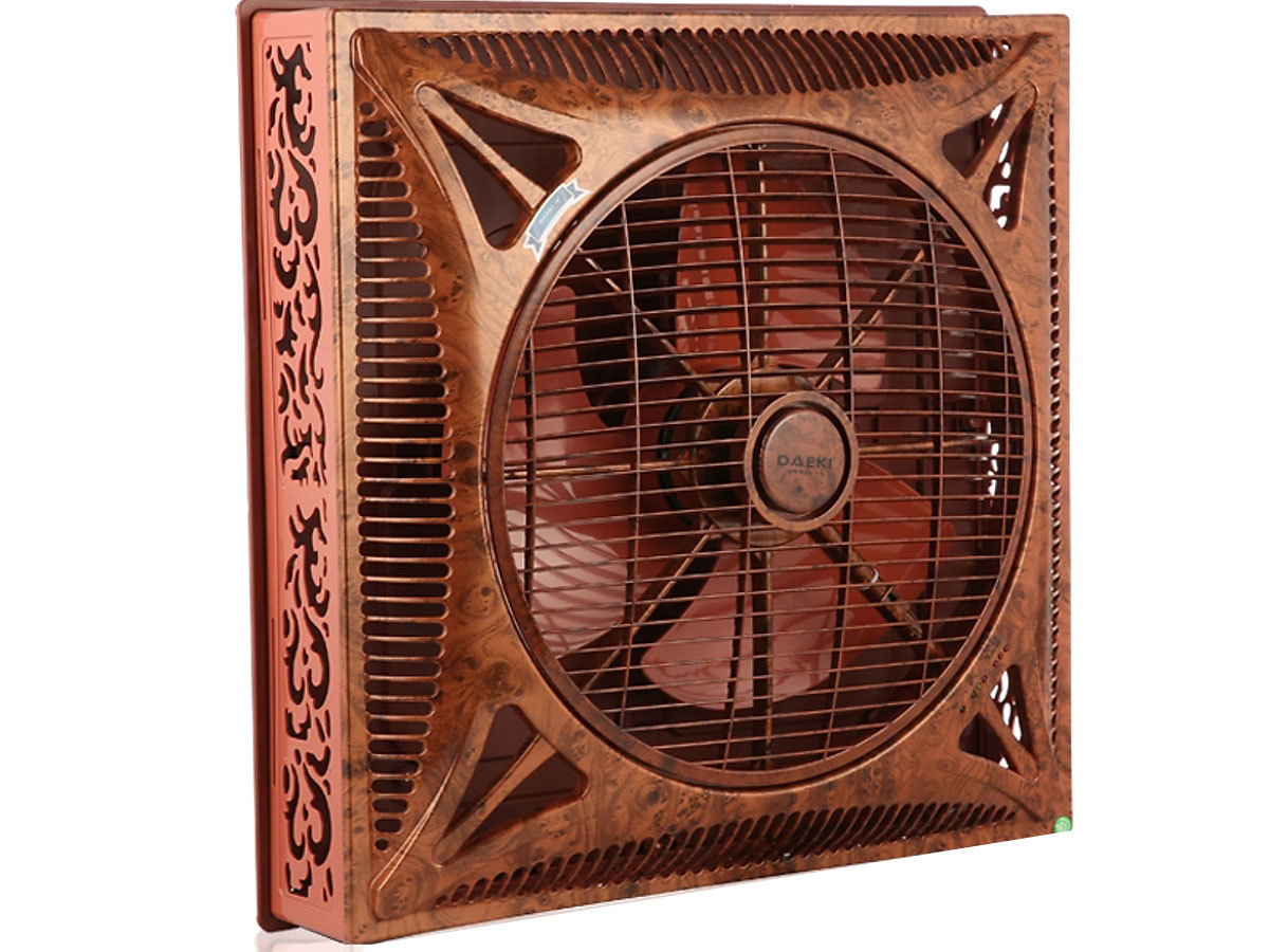 Quạt trần hộp Daeki DK 301VG02 Vân gỗ đậm - Quạt hộp ốp trần