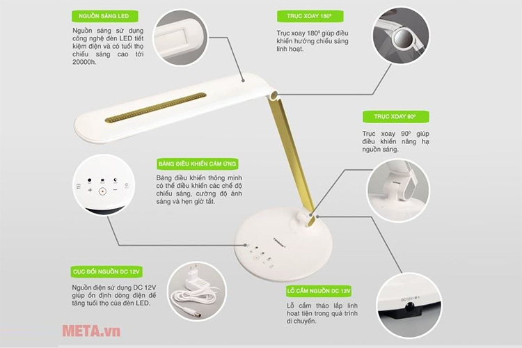 Đèn bàn Tiross TS1806