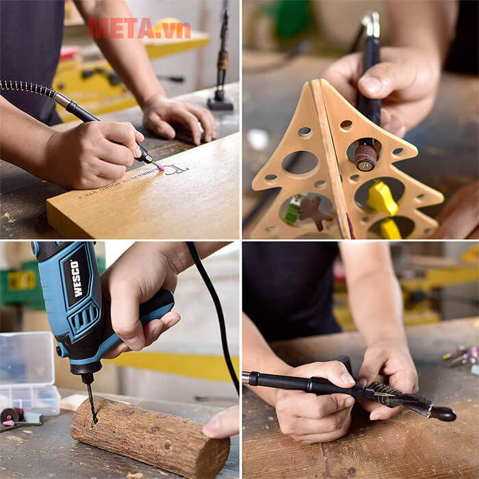 Máy mài mini 160W Wesco WS3113K