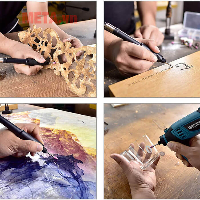 Máy mài mini 160W Wesco WS3113K