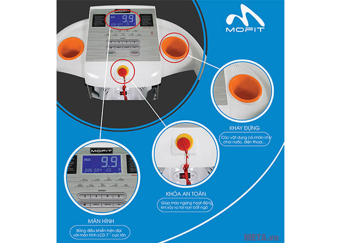 Máy chạy bộ điện đa năng Mofit Enjoy 315 (MHT-240A)