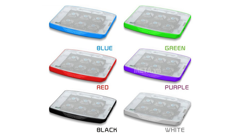 Đế tản nhiệt Cool Cold N100 Premium - 6 quạt