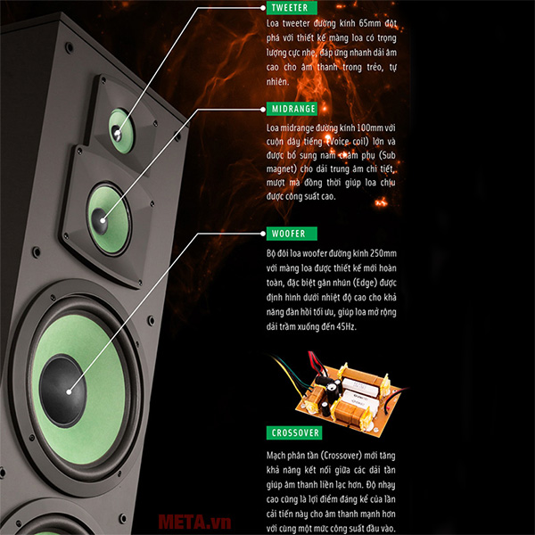 Loa Karaoke đứng Paramax F2000
