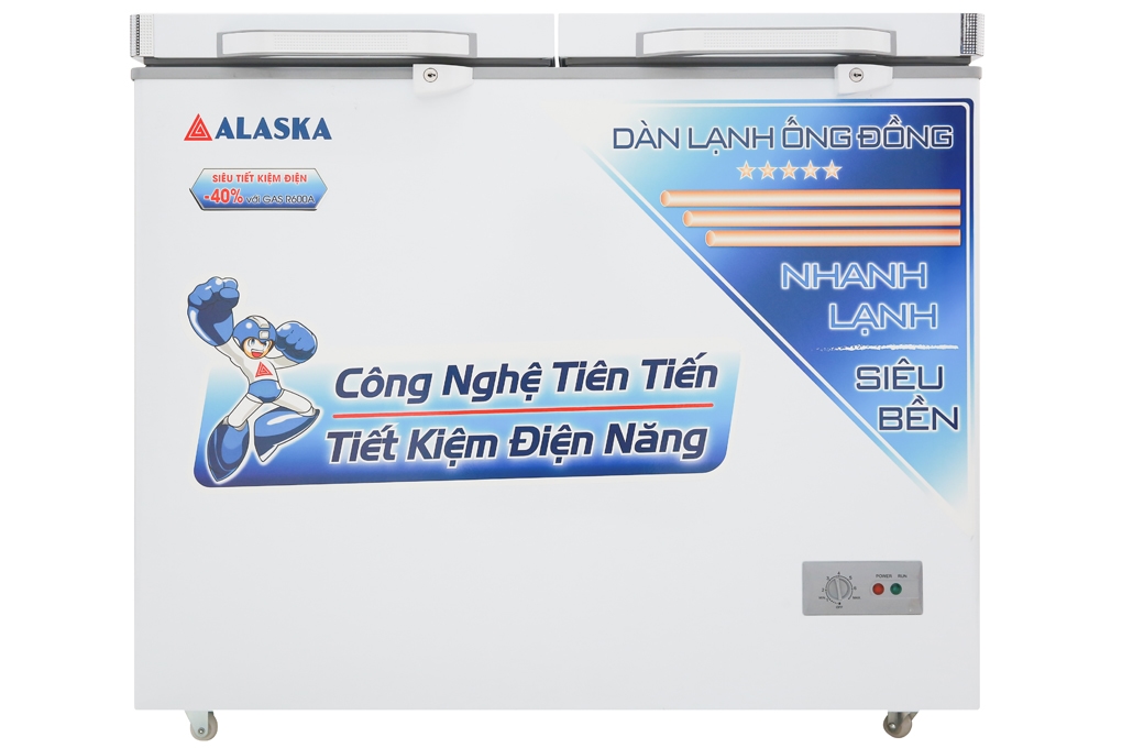 Tủ đông 2 ngăn Alaska 230 lít BCD-3068C