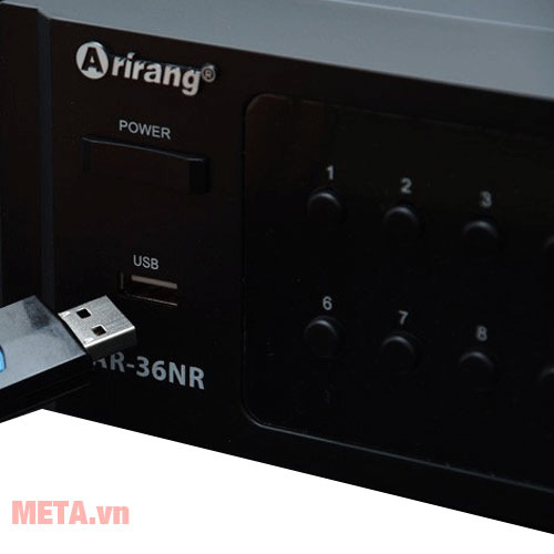 Đầu karaoke 5 số Arirang DVD AR-36NR (kèm 2 Micro)