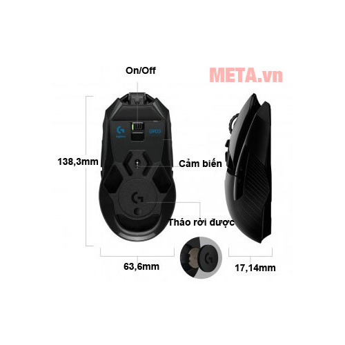 Chuột chơi game Logitech G903 LIGHTSPEED Wireless