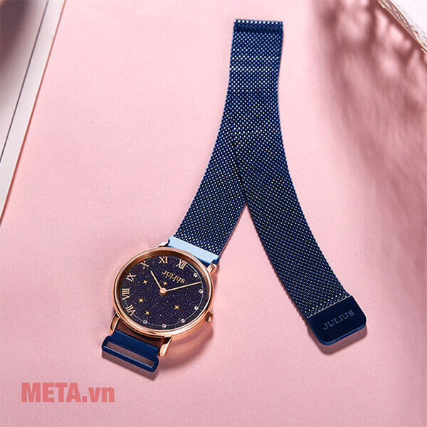 Đồng hồ nữ JS-037 kính Sapphire dây nam châm Hàn Quốc