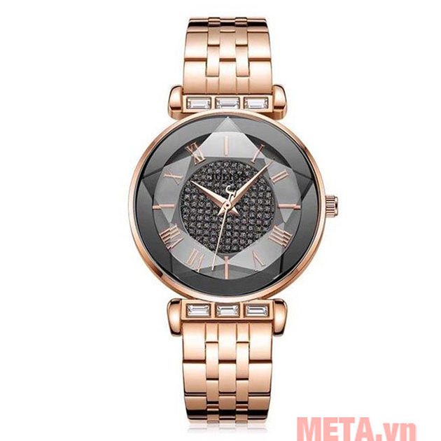 Đồng hồ nữ Julius JA-1206 Hàn Quốc dây thép