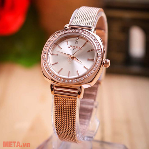 Đồng hồ nữ Julius JA-1213 dây thép