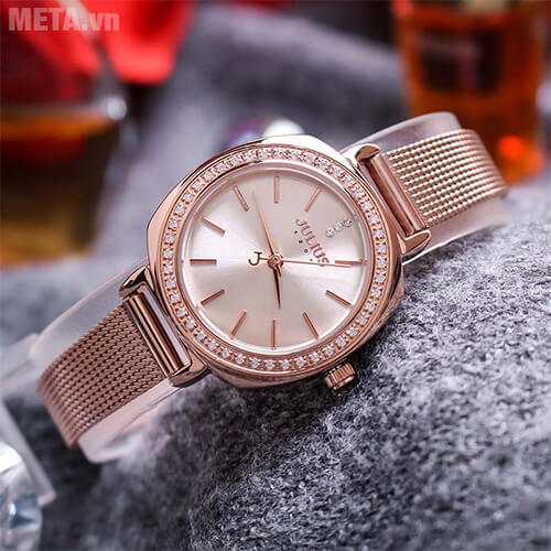 Đồng hồ nữ Julius JA-1213 dây thép