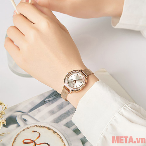 Đồng hồ nữ Julius JA-1213 dây thép