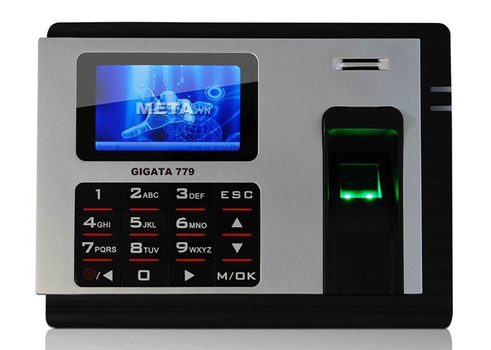 Máy chấm công vân tay và thẻ Gigata 779