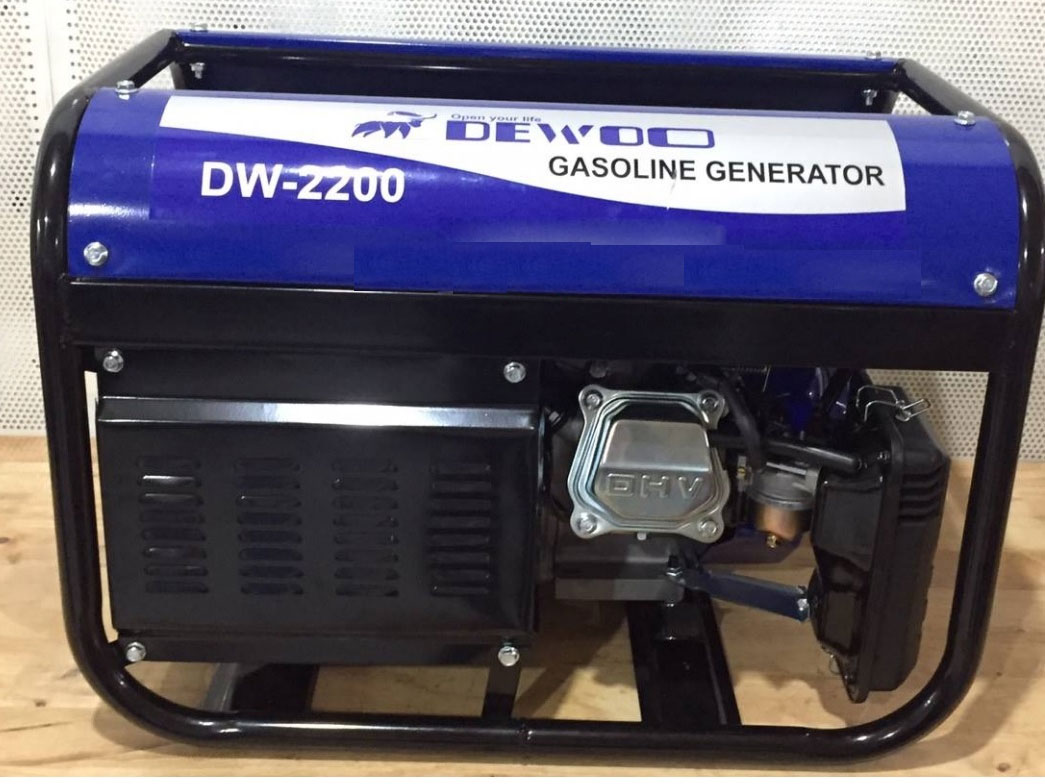 Máy phát điện chạy xăng 2.2KVA Dewoo DW-2200