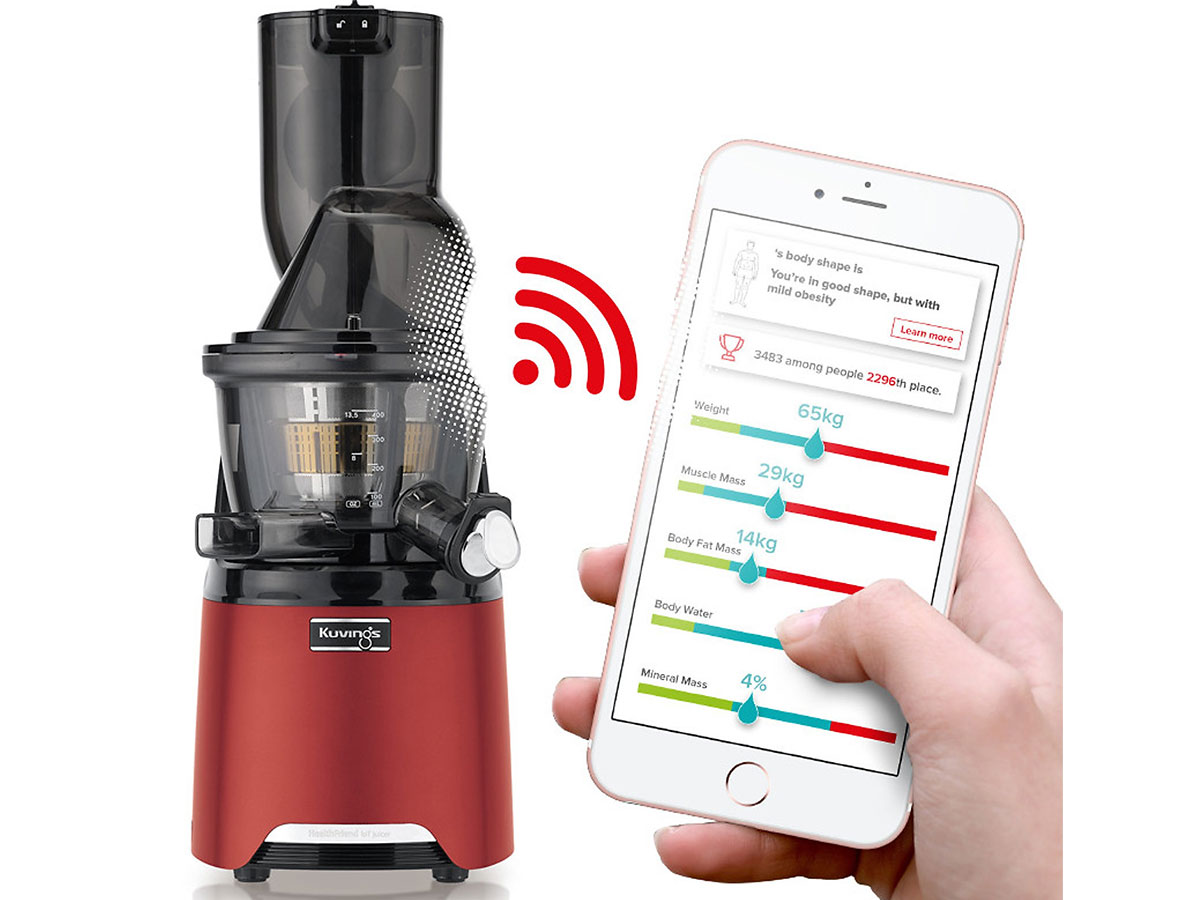 Máy ép trái cây thông minh Kuvings Motiv1 (Màu đỏ)