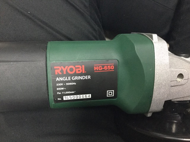 Máy mài góc 115mm 650W Ryobi HG-650