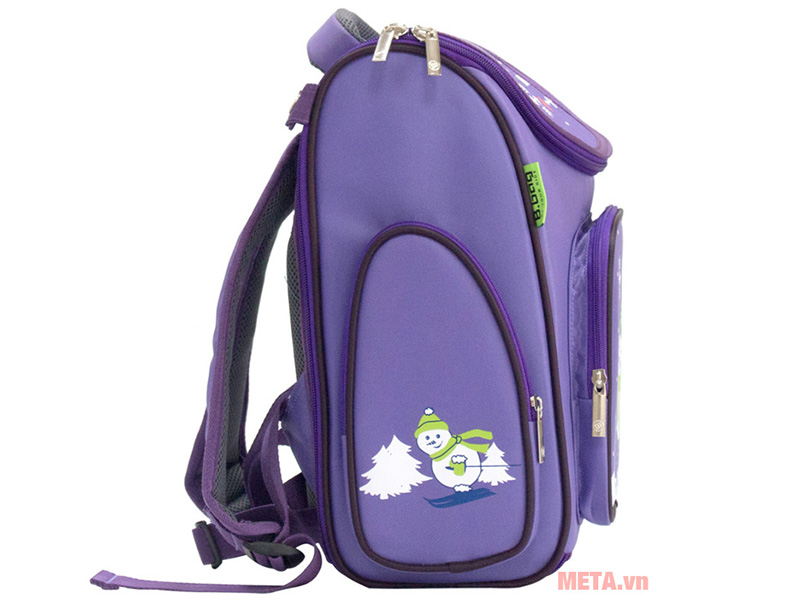 Balo chống gù Keep Calm B-12-021 (tím)