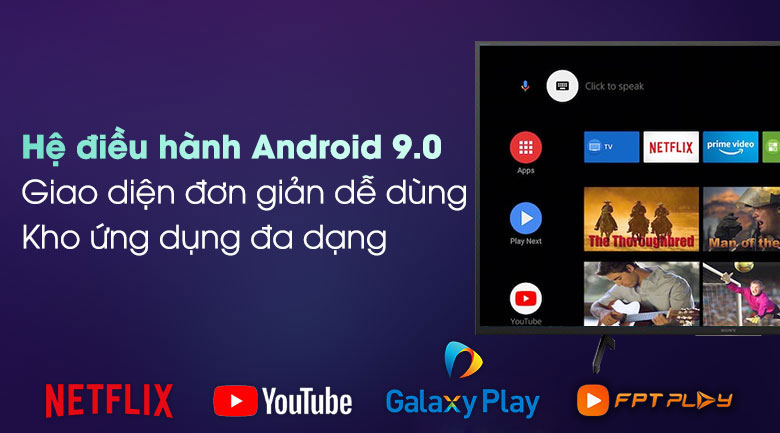 Android Tivi Sony 4K 43 inch KD-43X7500H