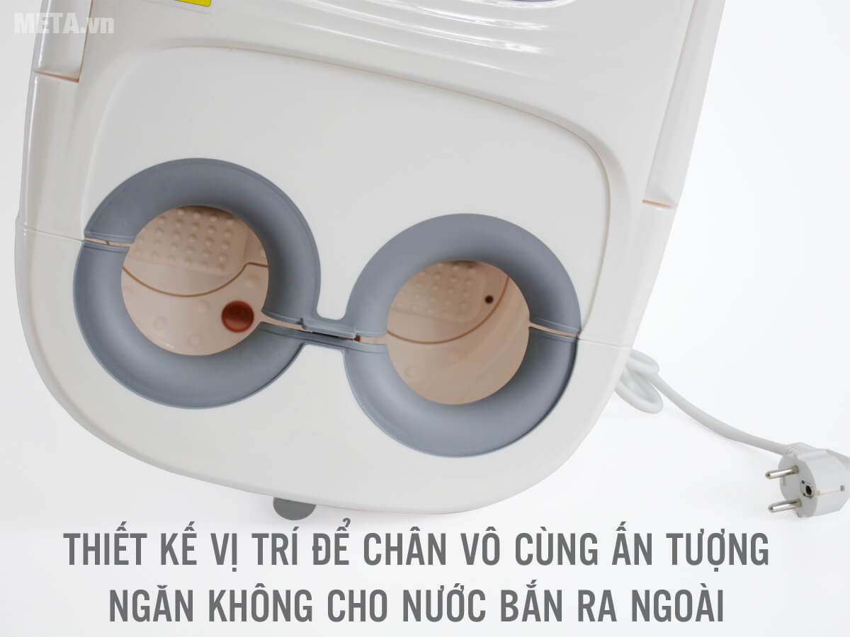 Bồn ngâm chân con lăn kép tự động SereneLife SLFTSP18