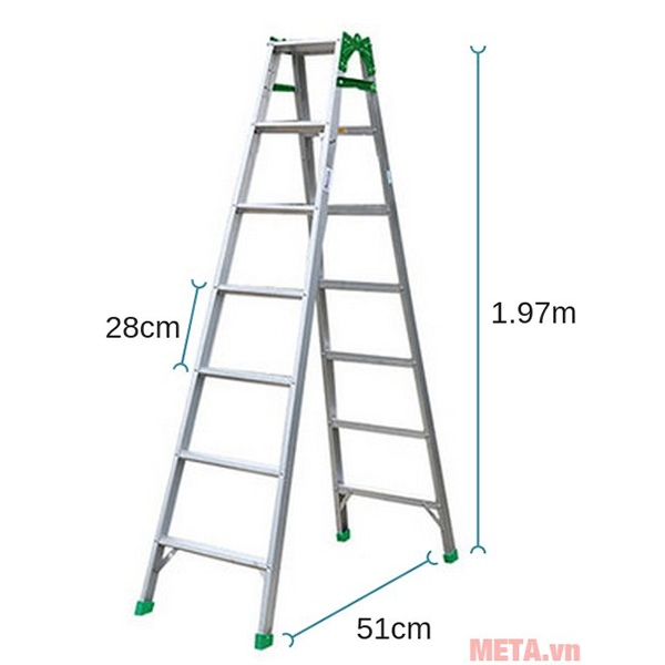 Thang nhôm gấp Nikawa NKY-7C