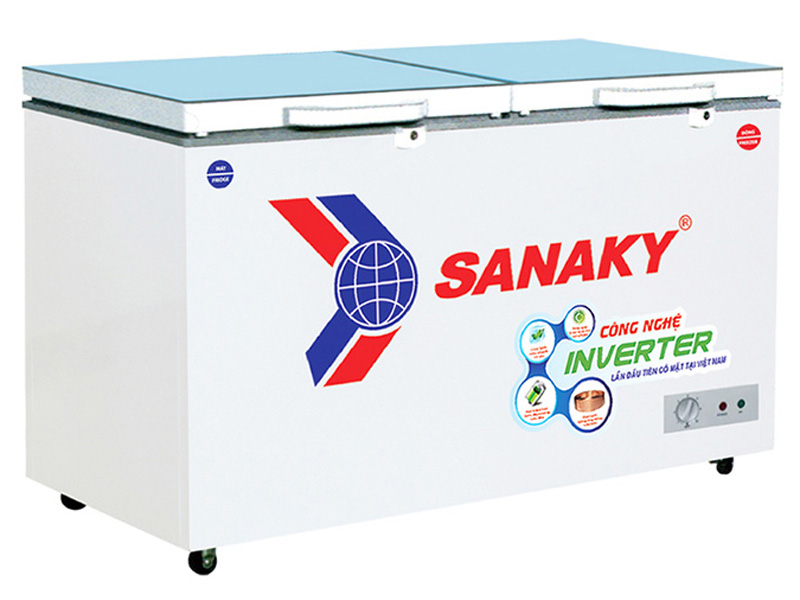 Tủ đông Sanaky inverter 2 ngăn 400 lít VH-4099W3 chính hãng giá rẻ