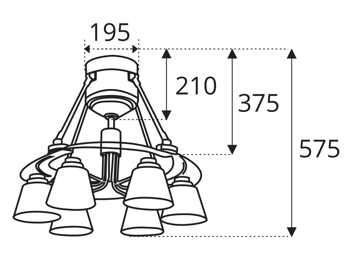 Quạt trần Triển Vọng Sinwa QY005A