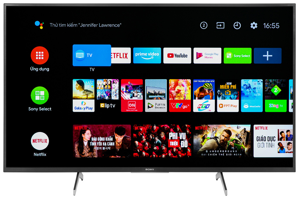 Android Tivi Sony 4K 55 inch KD-55X7500H