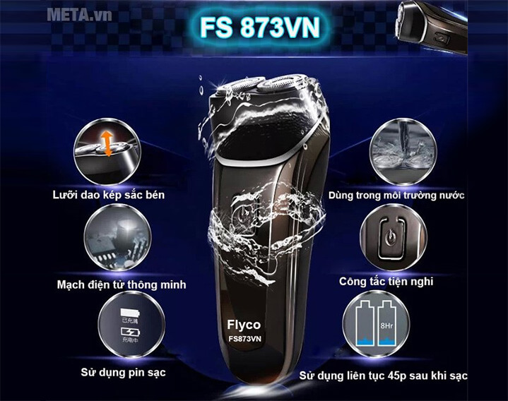 Máy cạo râu Flyco FS-873VN