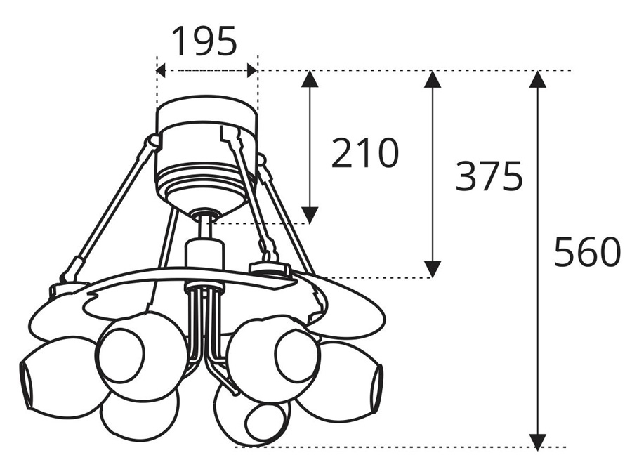 Quạt trần Triển Vọng Sinwa QY006