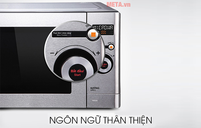 Lò vi sóng điện tử có nướng Sharp R-G623VN(ST) - 23 lít