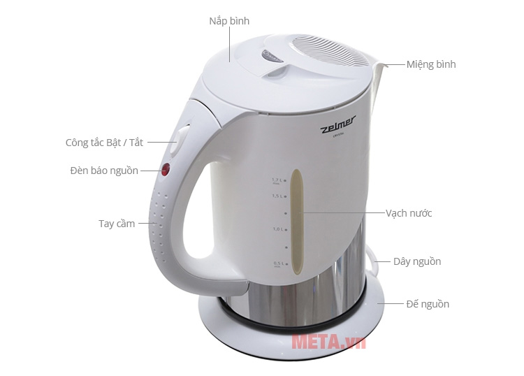 Bình siêu tốc Zelmer 332.2 Symbio