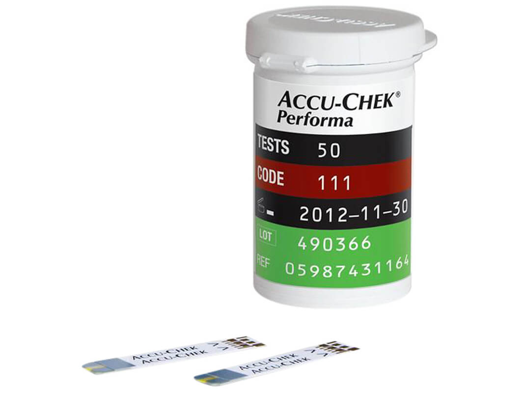 Que thử đường huyết Accu-Chek Performa (Hộp 50 que)