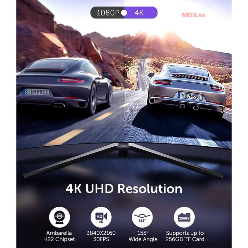 Camera hành trình VAVA 4K UHD Dash Cam VD004