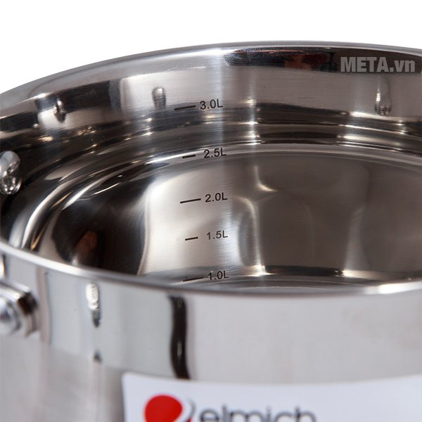 Bộ nồi và quánh inox Elmich Ibiza 3 chiếc 2350124