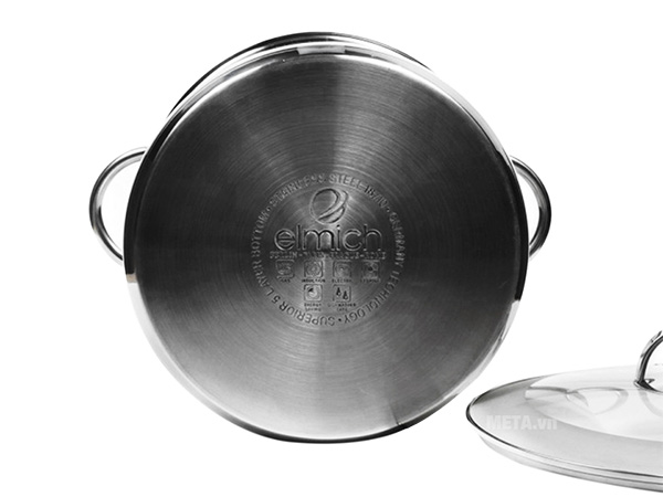 Nồi inox nắp kính Celestine Elmich 22cm - 2355277