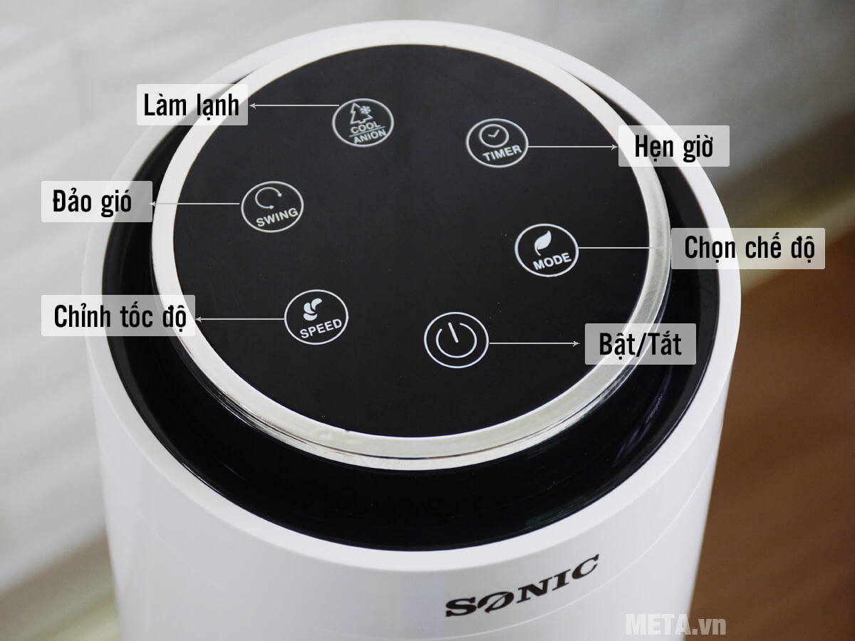 Quạt tháp điều hòa Sonic SNI45CR (15m2 - 20m2), Remote