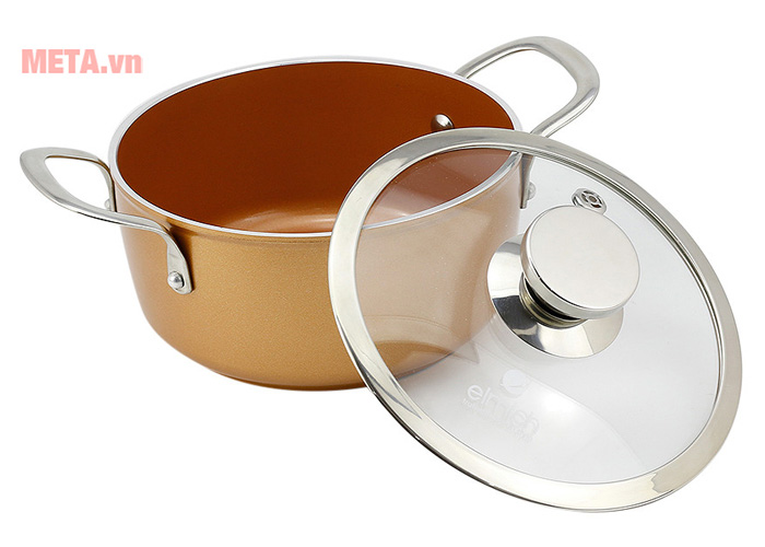 Nồi phủ sứ cao cấp Elmich Royal Premium EL-1180 - 22cm