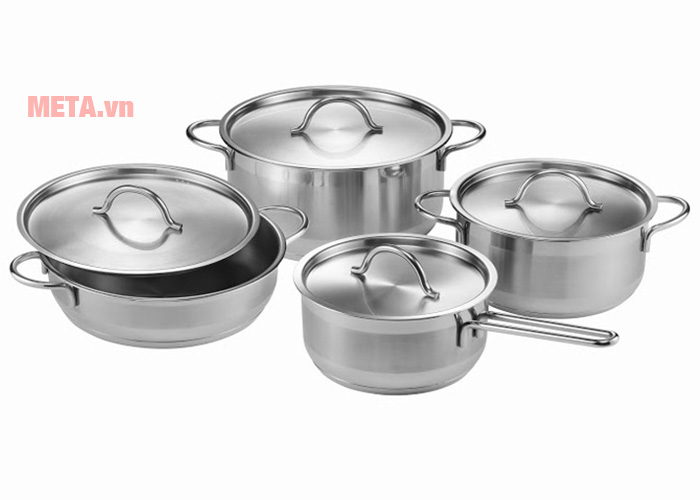 Bộ 4 nồi Inox PoongNyun LCP-8PSET (8 món)