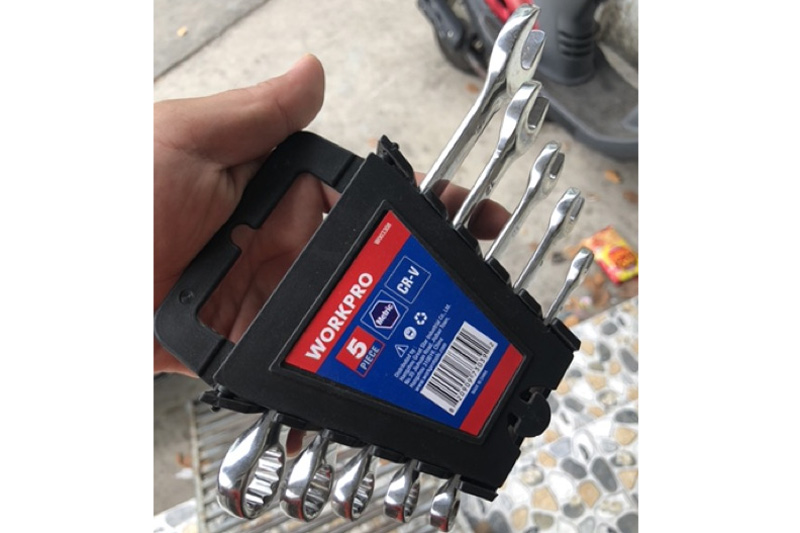 Bộ cờ lê vòng miệng Workpro W003308 (5 chi tiết)