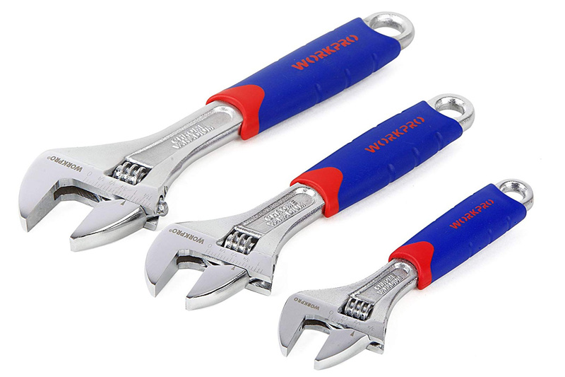 Bộ mỏ lết răng điều chỉnh 3 chi tiết Workpro W003201